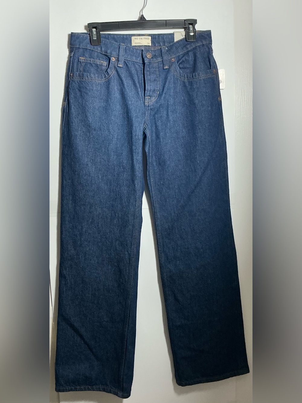We The Free boyfriend Tennessee low rise Dark Blue Jeans 26